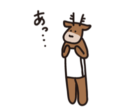 Deer of Japan ver.accident sticker #10400660