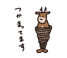 Deer of Japan ver.accident sticker #10400662