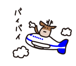 Deer of Japan ver.accident sticker #10400669