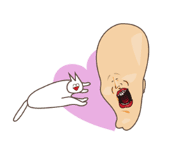 Happiness of the "knob cat", "Michiko" sticker #10400791