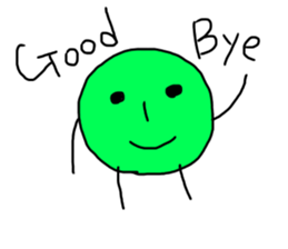 Green&orange sticker #10401117