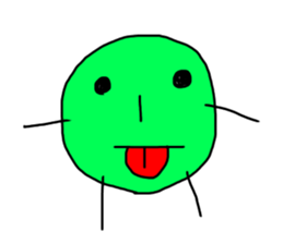 Green&orange sticker #10401119