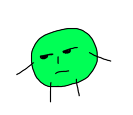 Green&orange sticker #10401137