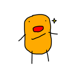 Green&orange sticker #10401150