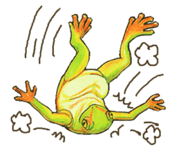 Ama-frogs sticker #10401714