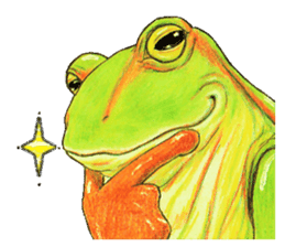 Ama-frogs sticker #10401715