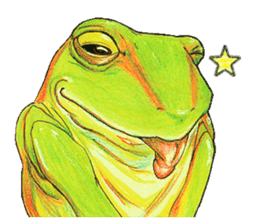 Ama-frogs sticker #10401719