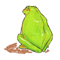 Ama-frogs sticker #10401721