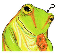 Ama-frogs sticker #10401727