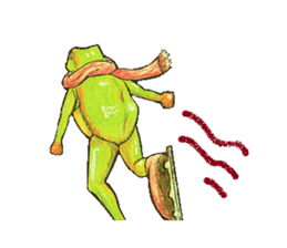 Ama-frogs sticker #10401736