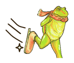 Ama-frogs sticker #10401737
