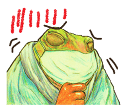Ama-frogs sticker #10401742