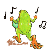 Ama-frogs sticker #10401745