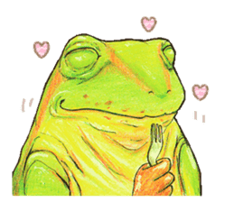 Ama-frogs sticker #10401746