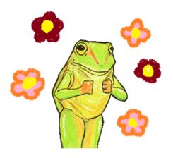 Ama-frogs sticker #10401747
