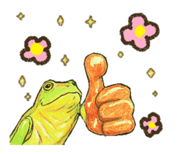 Ama-frogs sticker #10401750