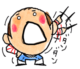 Matsuoka and funny creatures2 sticker #10402276