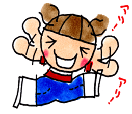 Matsuoka and funny creatures2 sticker #10402279