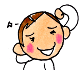 Matsuoka and funny creatures2 sticker #10402286