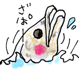 Matsuoka and funny creatures2 sticker #10402287