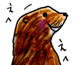 Matsuoka and funny creatures2 sticker #10402288