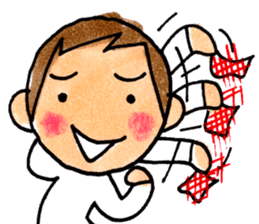 Matsuoka and funny creatures2 sticker #10402292