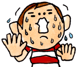 Matsuoka and funny creatures2 sticker #10402303