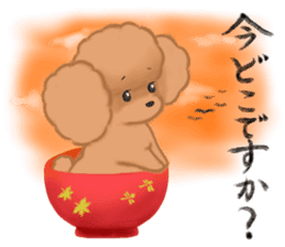 CUP POODLE sticker #10402642