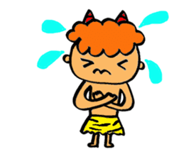 Kawaii Oni-chan (Japanese monster) sticker #10402994