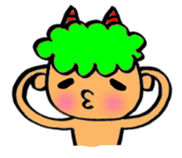 Kawaii Oni-chan (Japanese monster) sticker #10402998