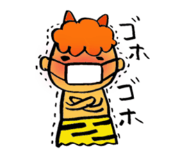 Kawaii Oni-chan (Japanese monster) sticker #10402999