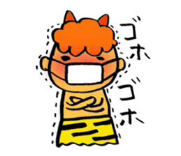 Kawaii Oni-chan (Japanese monster) sticker #10402999