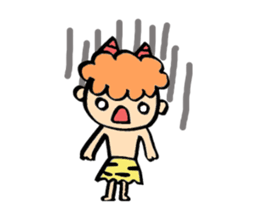 Kawaii Oni-chan (Japanese monster) sticker #10403000