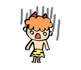 Kawaii Oni-chan (Japanese monster) sticker #10403000
