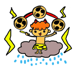 Kawaii Oni-chan (Japanese monster) sticker #10403002