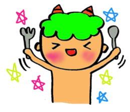 Kawaii Oni-chan (Japanese monster) sticker #10403017