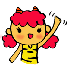 Kawaii Oni-chan (Japanese monster) sticker #10403018