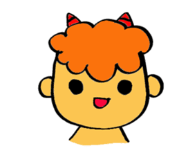 Kawaii Oni-chan (Japanese monster) sticker #10403024