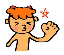 Kawaii Oni-chan (Japanese monster) sticker #10403025