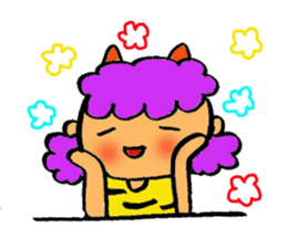 Kawaii Oni-chan (Japanese monster) sticker #10403030