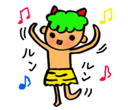 Kawaii Oni-chan (Japanese monster) sticker #10403031