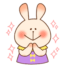 Every day rabbit. sticker #10403073