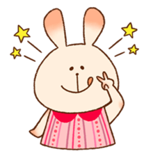 Every day rabbit. sticker #10403075