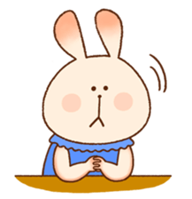 Every day rabbit. sticker #10403076