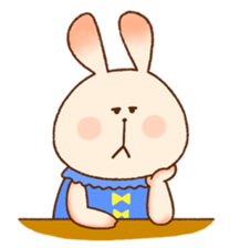 Every day rabbit. sticker #10403077