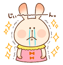 Every day rabbit. sticker #10403078