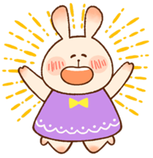 Every day rabbit. sticker #10403081