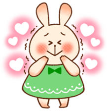 Every day rabbit. sticker #10403083