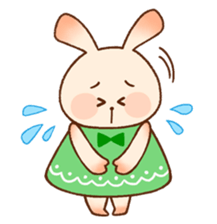 Every day rabbit. sticker #10403087