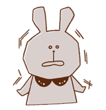 Every day rabbit. sticker #10403090